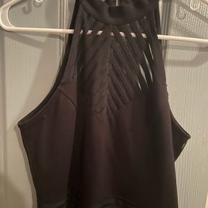 Bodicon black dress